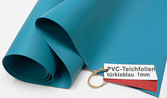 PVC Teichfolie 1mm türkisblau 