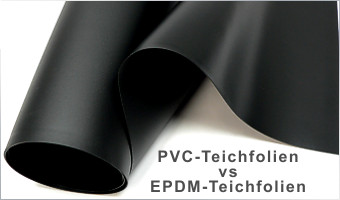EPDM oder PVC  - Info & Muster 