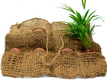 TeichVision - Pflanztasche Kokos ca. 100 cm breit mit 8 Taschen
