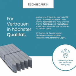 TeichVision - 10 Stck stabile Befestigungspfhle fr Rasenkante / Teichrandsystem  (L) 38 cm