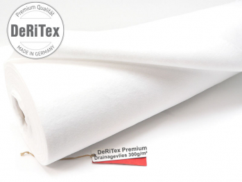 DeRiTex 300g/m Premium - Drainagevlies, Filtervlies (2 m Breit) GRK 2