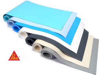 PVC Schwimmbadfolie 1,6 mm SIKA beige 5096 - Rollenabschnitt - 2,05 m - x 3,00 m = 6,15 m (Sonderpreis)