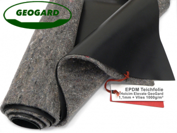 EPDM Teichfolie Elevate Geogard 1.1mm inkl. Teichvlies V1000