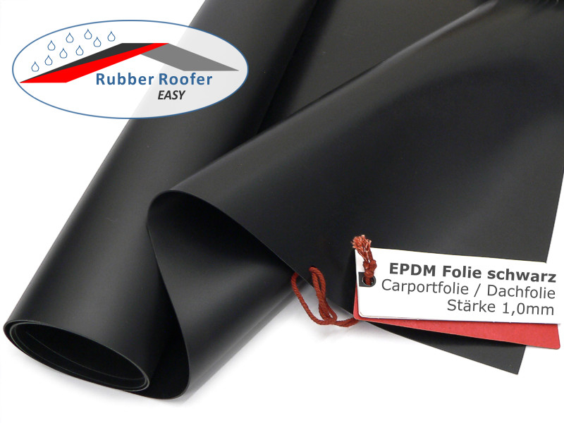 EPDM - Folie 1,0 mm Carportfolie - Dachfolie