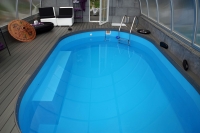 Schwimmbadfolie Sikaplan WP 3150-16R 1,6 mm incl. SIKA Vlies biozid weiss 300g/m inkl. faltenfreie Verlegung vor Ort. (Farbe: adriablau5217 / hellblau 5218 / perlgrau 5222 / beige5220 / trkis-grn5219))