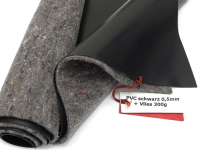 PVC Teichfolie 0,5mm schwarz Oase Alfafol inkl. Teichvlies V300