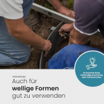 TeichVision - stabiles Teichrandband oder Rasenkante (B) 14 cm x (L) 25,0 m