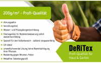 DeRiTex 200g/m Drainagevlies, Filtervlies 1187,50 m (25 Rollen - 1,90 m x 25 m) GRK2