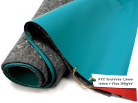 PVC Teichfolie 1,5 mm Sika Premium türkisblau inkl. Teichvlies V300