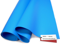 PVC Schwimmbadfolie 1,6 mm SIKA adriablau 5217 - Rollenabschnitt - 2,05 m x 6,00 m = 12,30 m (Sonderpreis)
