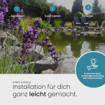 TeichVision - Grne Ufermatte, Bschungsmatte fr Teichrandgestaltung - starke Ausfhrung 8 mm