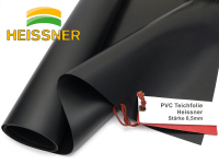 PVC Teichfolie 0,5mm schwarz Heissner