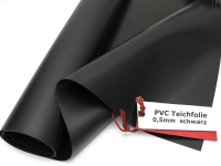 PALETTE PVC Teichfolie 0,5mm schwarz SIKA Premium Breite: 2 m Länge: 100 m - 10 Rollen = 2.000 m²